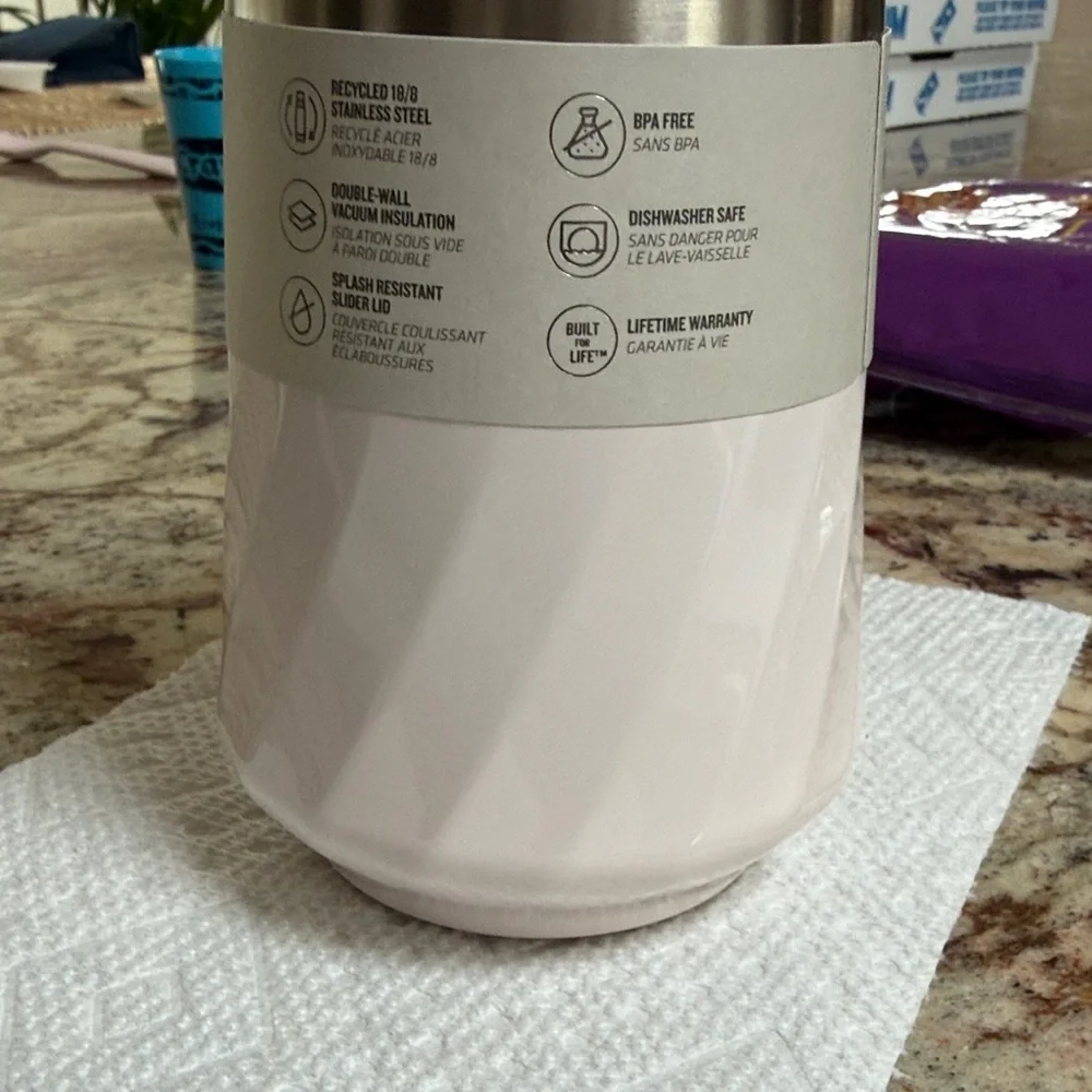 Stanley Pink Vacuum-Insulated Wine Tumbler - Picture 3 of 3